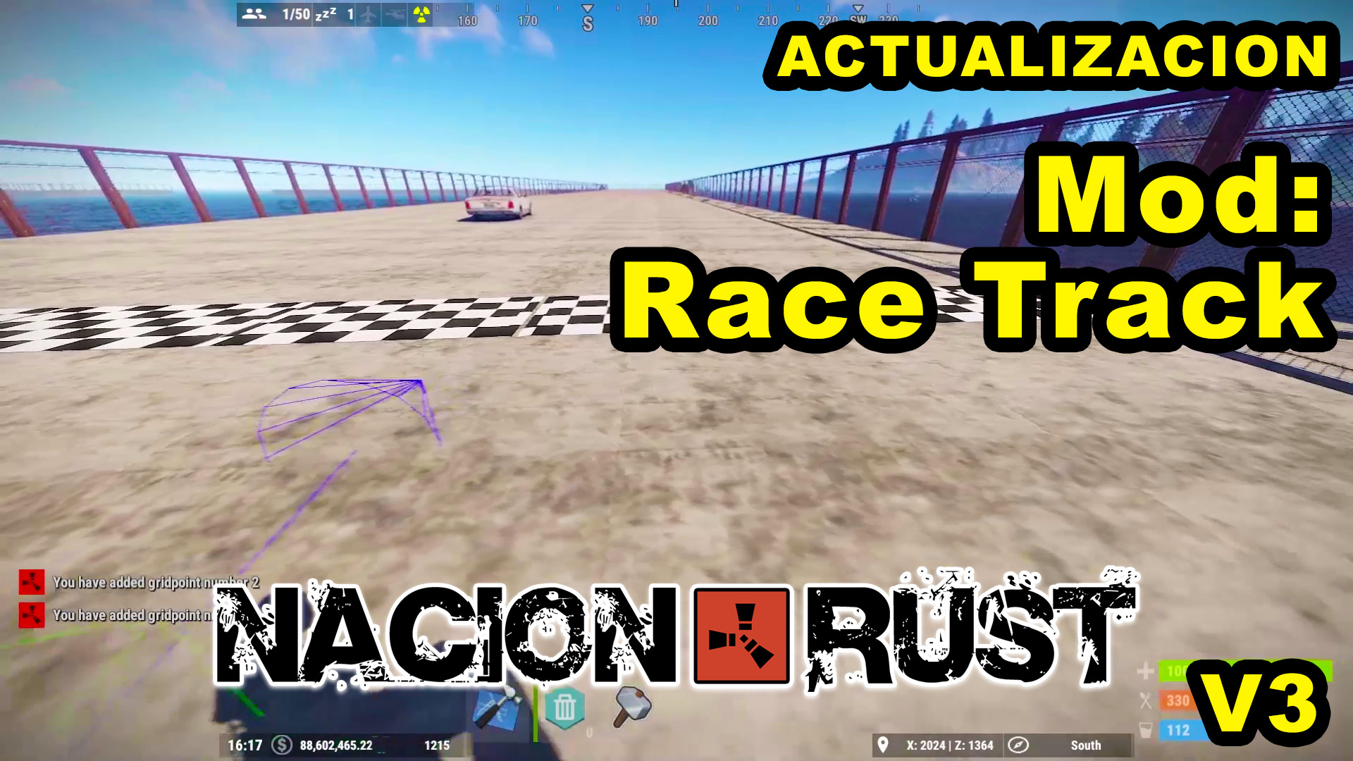 Reconstruyendo Nacion Rust. Evento carrera Nascar