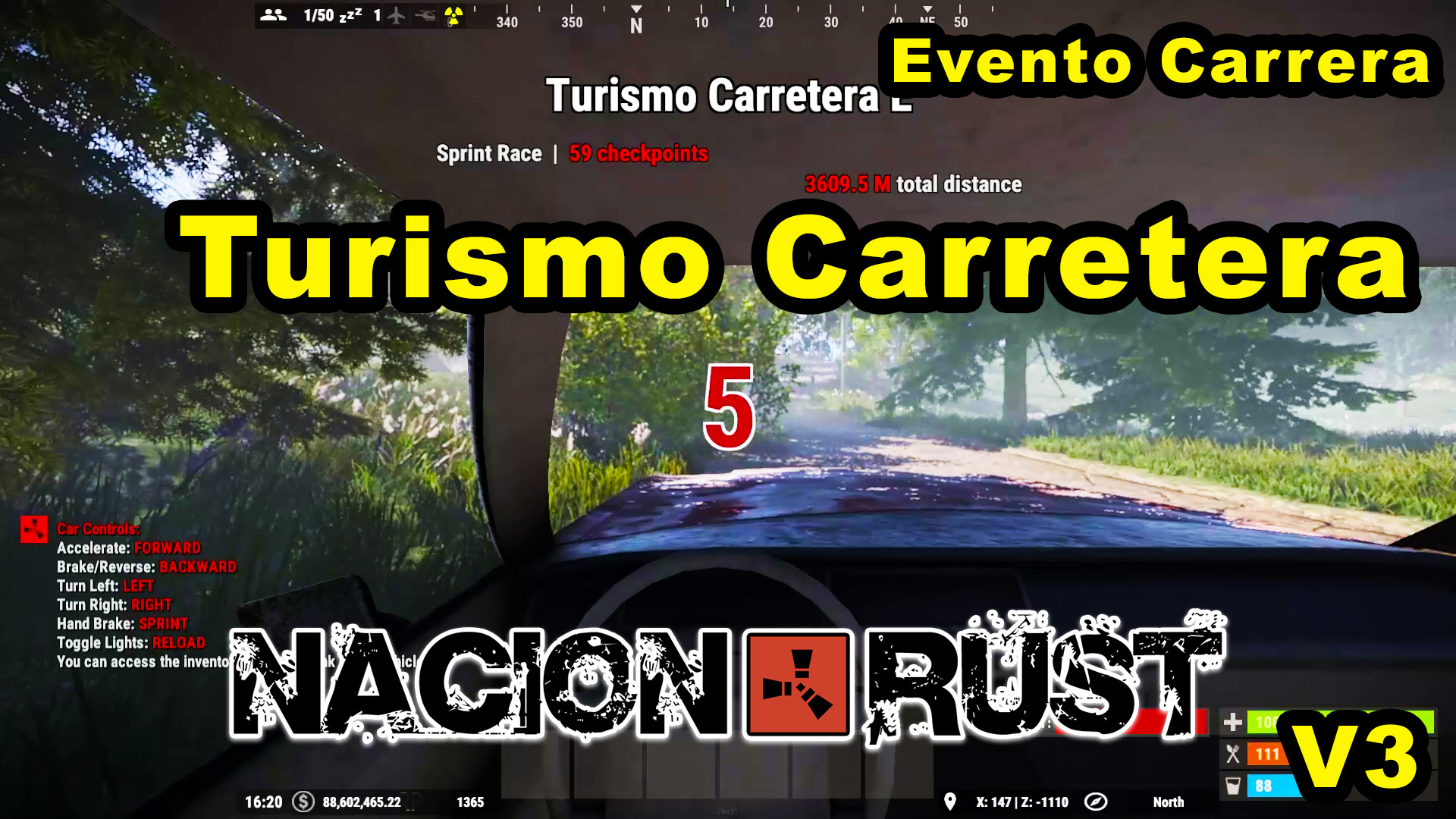 Circuito Turismo Carretera Este para Evento de Carreras